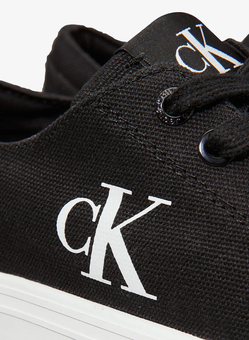 CALVIN KLEIN  Graz - Canvas Platform Logo Trainers for Women | Best Price UAE